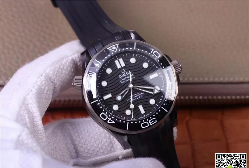 Omega Seamaster 210.92.44.20.01.001 VS Factory 1:1 Best Edition Replica Watch Black Strap
